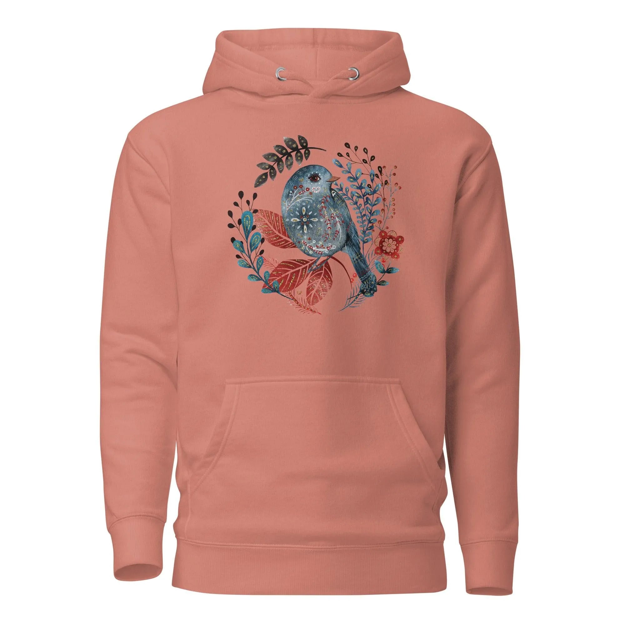 Nordic Winter Hoodie - Bird - The Global Wanderer