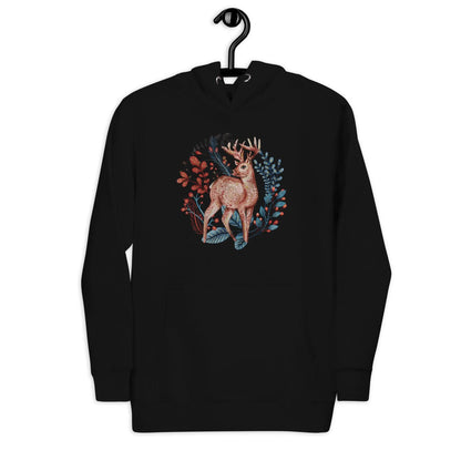 Nordic Winter Hoodie - Deer - The Global Wanderer