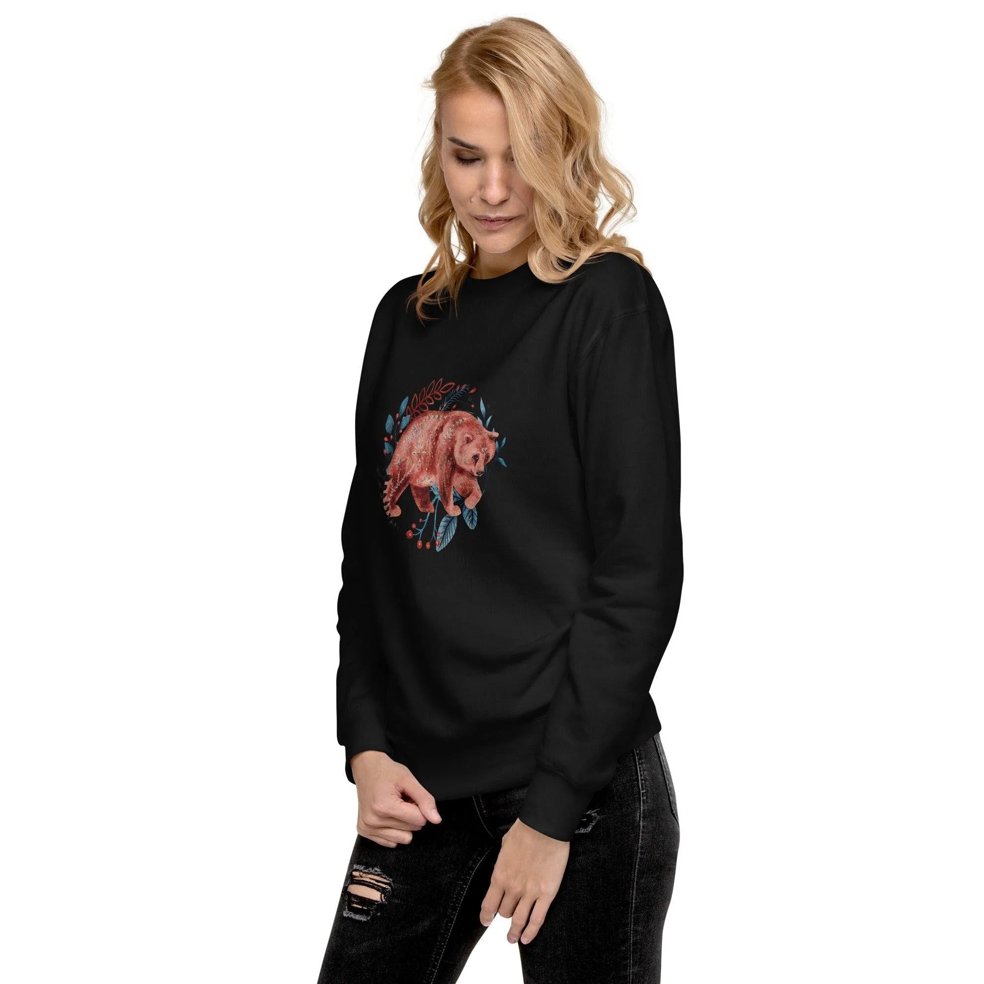 Nordic Winter Sweatshirt - Bear - The Global Wanderer