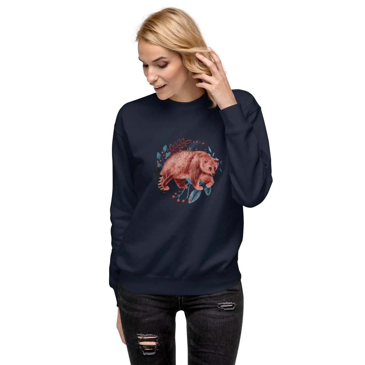 Nordic Winter Sweatshirt - Bear - The Global Wanderer