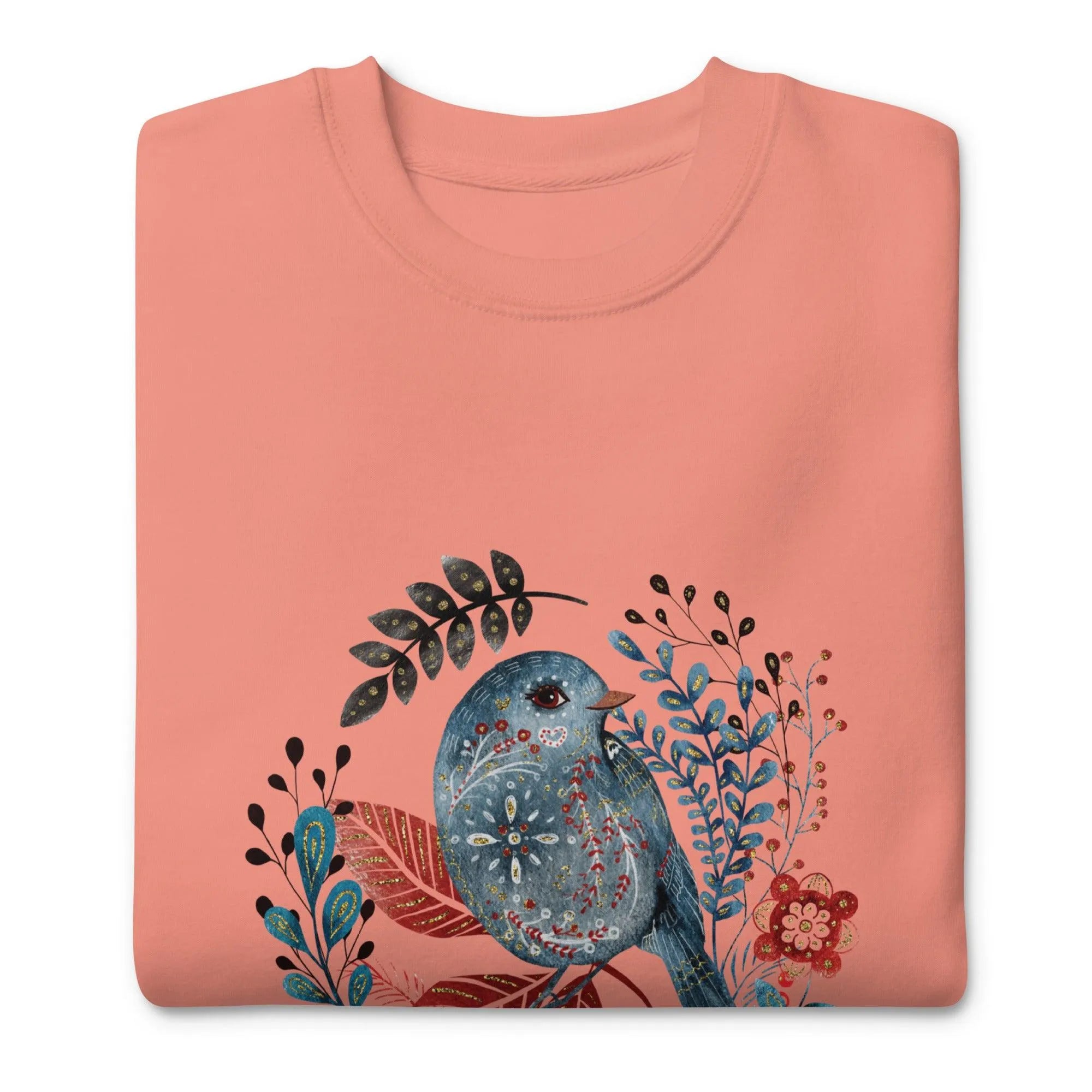 Nordic Winter Sweatshirt - Bird - The Global Wanderer