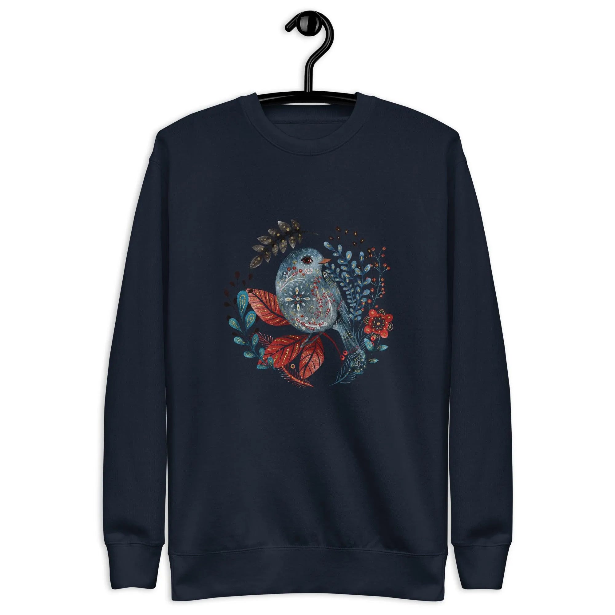 Nordic Winter Sweatshirt - Bird - The Global Wanderer