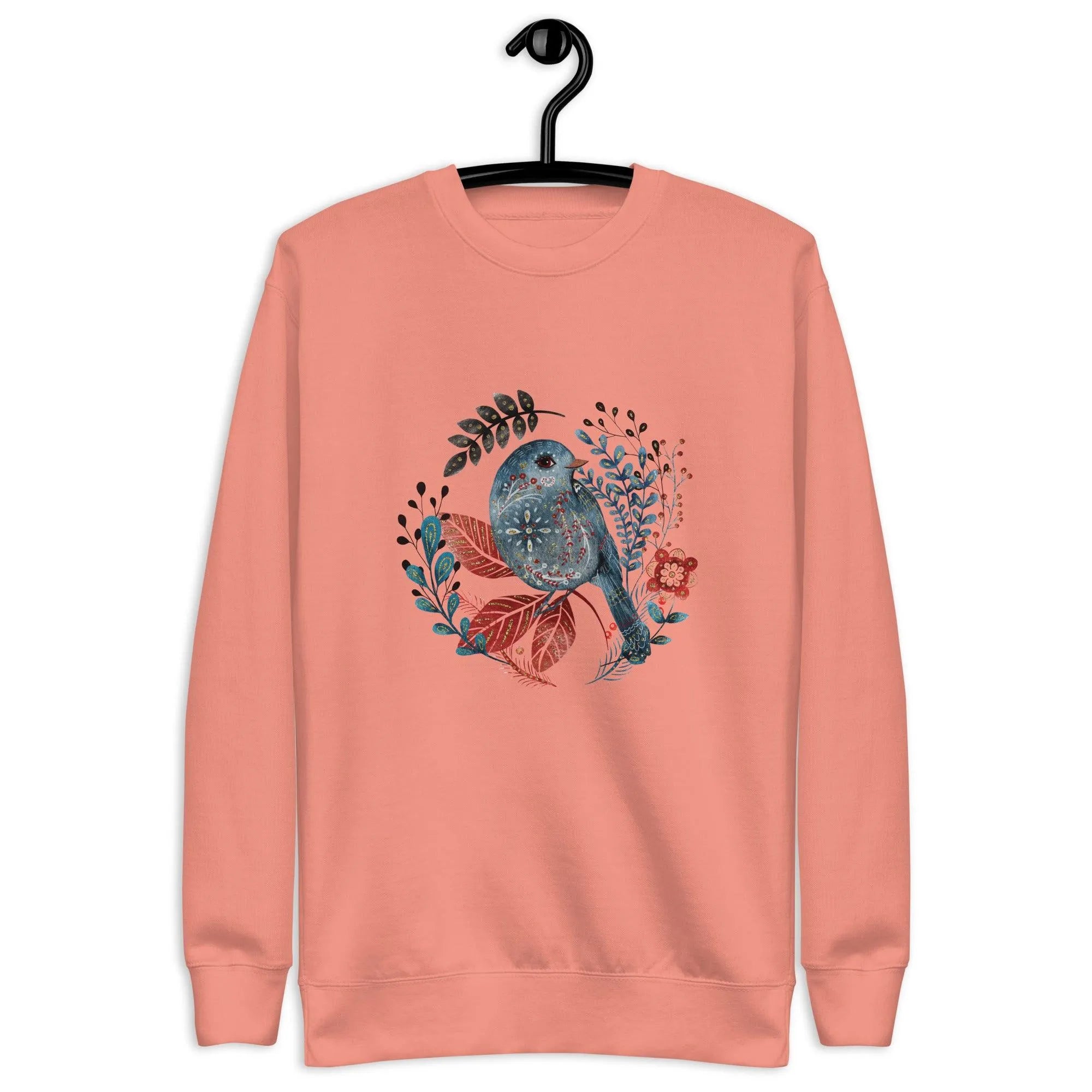 Nordic Winter Sweatshirt - Bird - The Global Wanderer