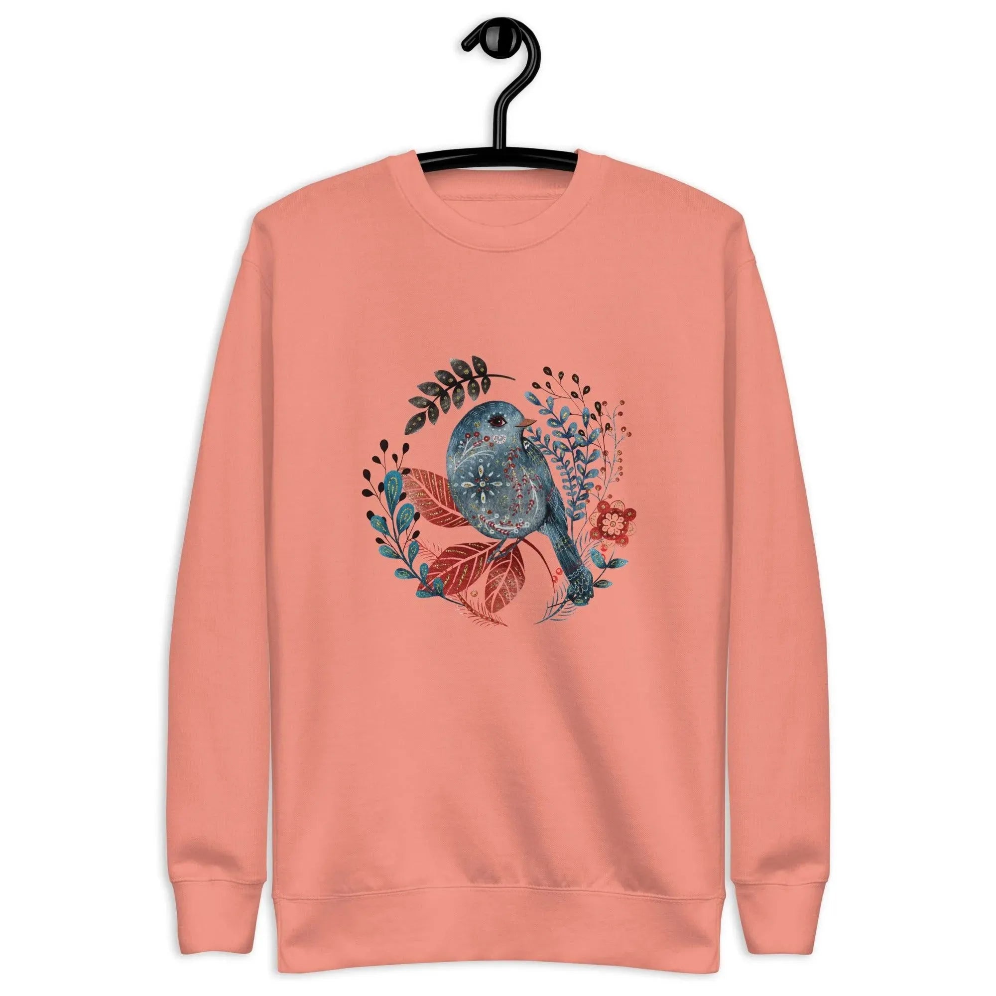 Nordic Winter Sweatshirt - Bird - The Global Wanderer
