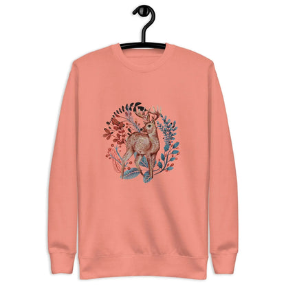 Nordic Winter Sweatshirt - Deer - The Global Wanderer