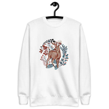 Nordic Winter Sweatshirt - Deer - The Global Wanderer