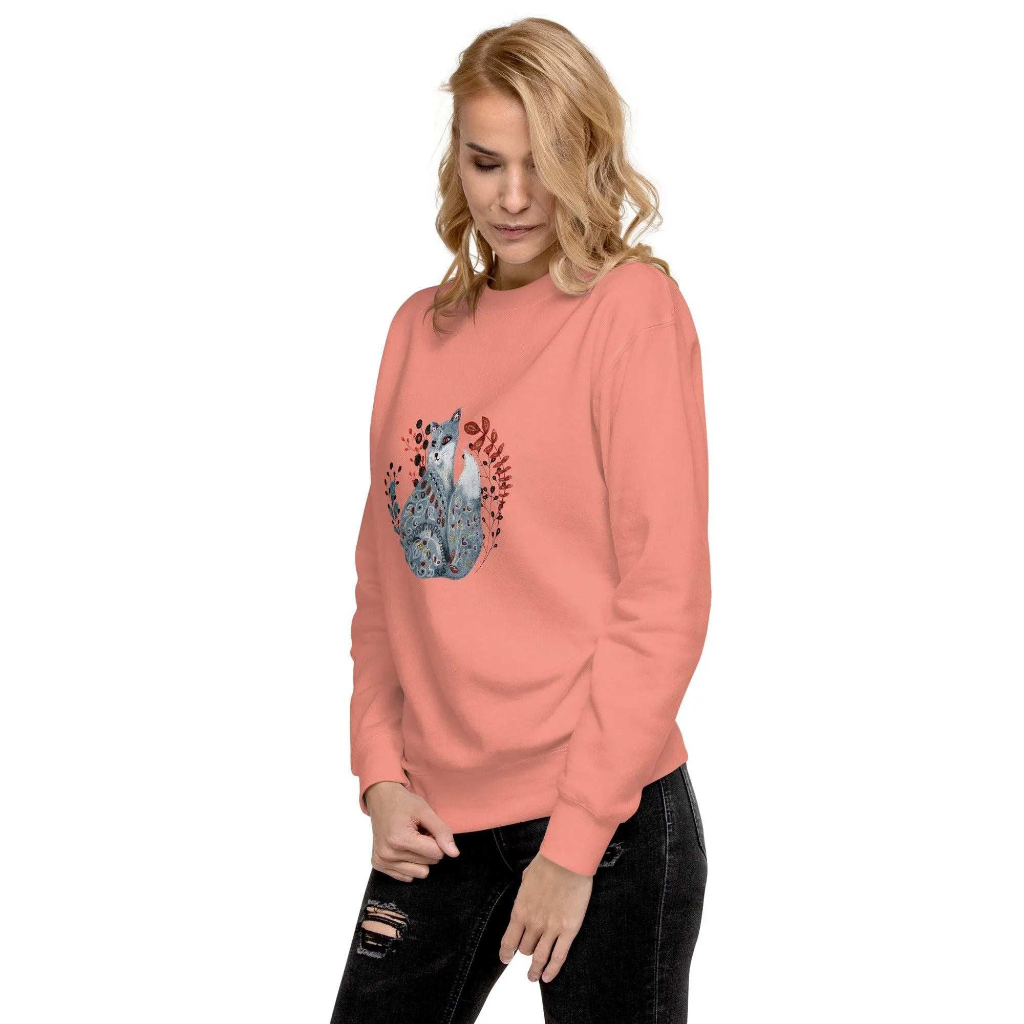 Nordic Winter Sweatshirt - Fox - The Global Wanderer