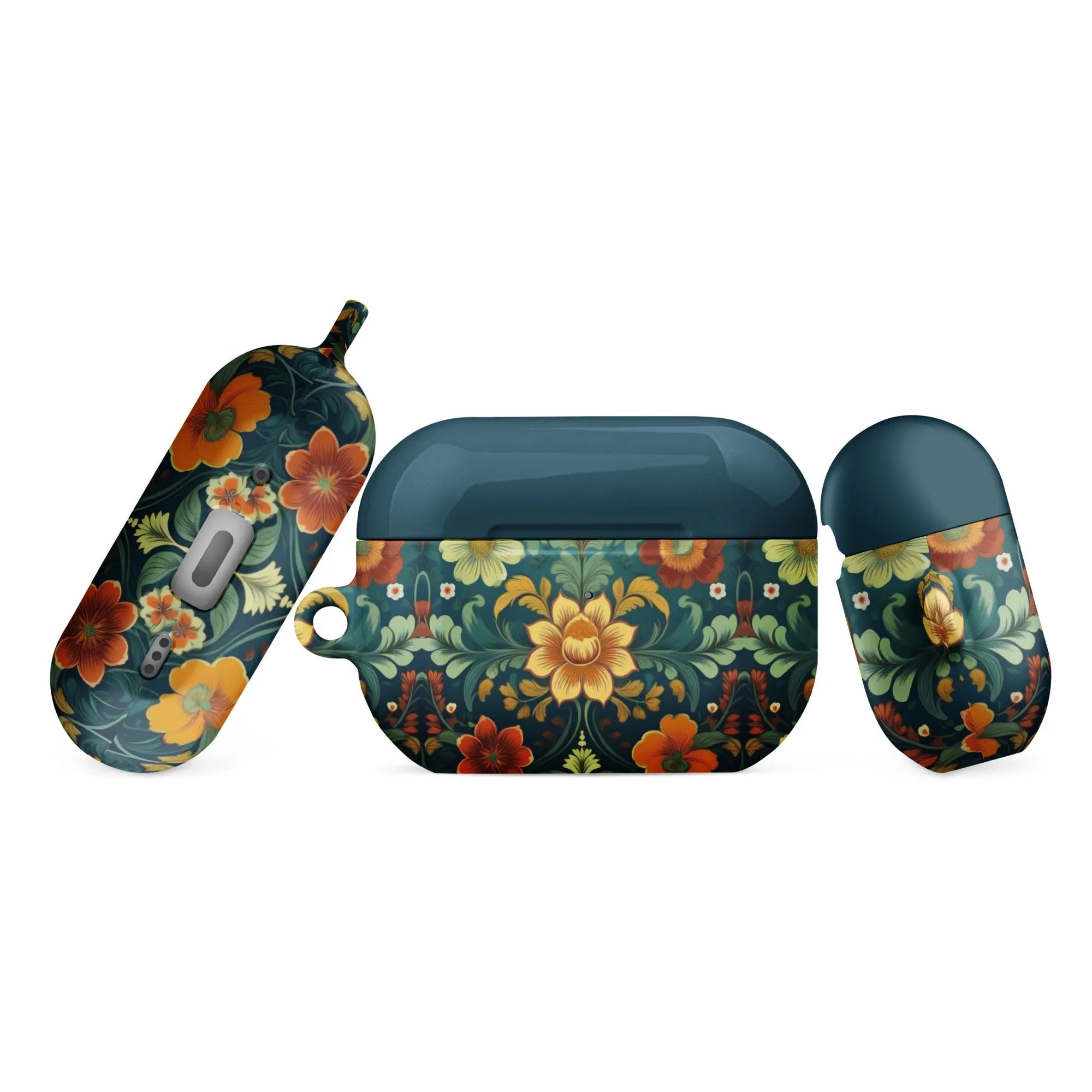 Norwegian Rosemaling AirPod Pro 2 Case - The Global Wanderer