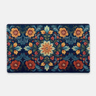 Norwegian Rosemaling Desk Mat - The Global Wanderer