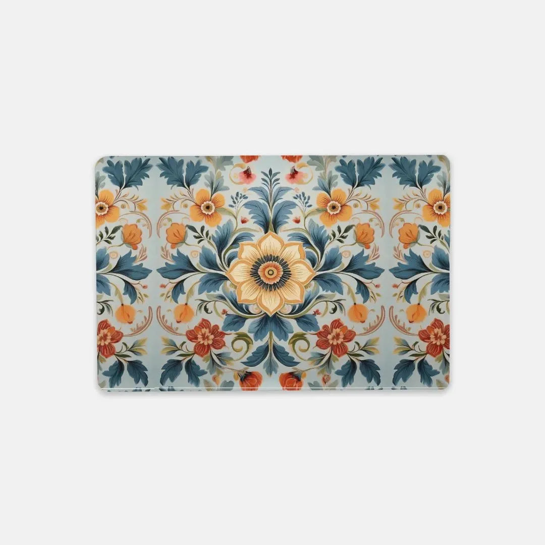 Norwegian Rosemaling Desk Mat - The Global Wanderer