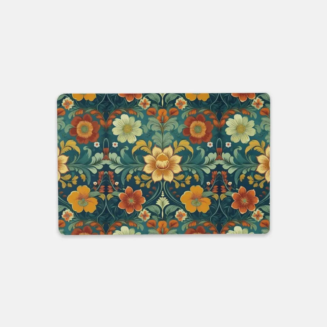 Norwegian Rosemaling Desk Mat - The Global Wanderer