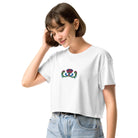 Norwegian Rosemaling Embroidered Cropped T-Shirt - The Global Wanderer