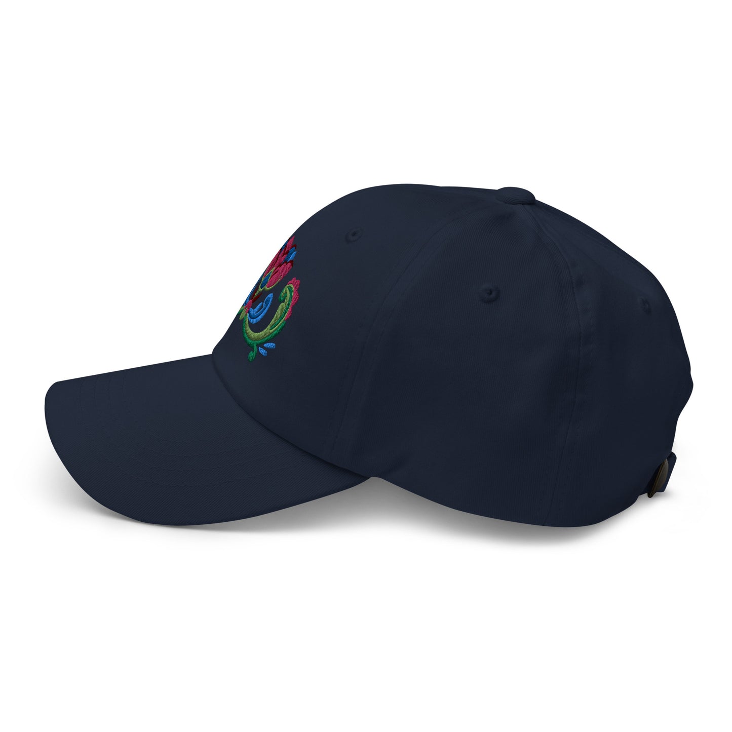 Norwegian Rosemaling Embroidered Dad Hat - The Global Wanderer