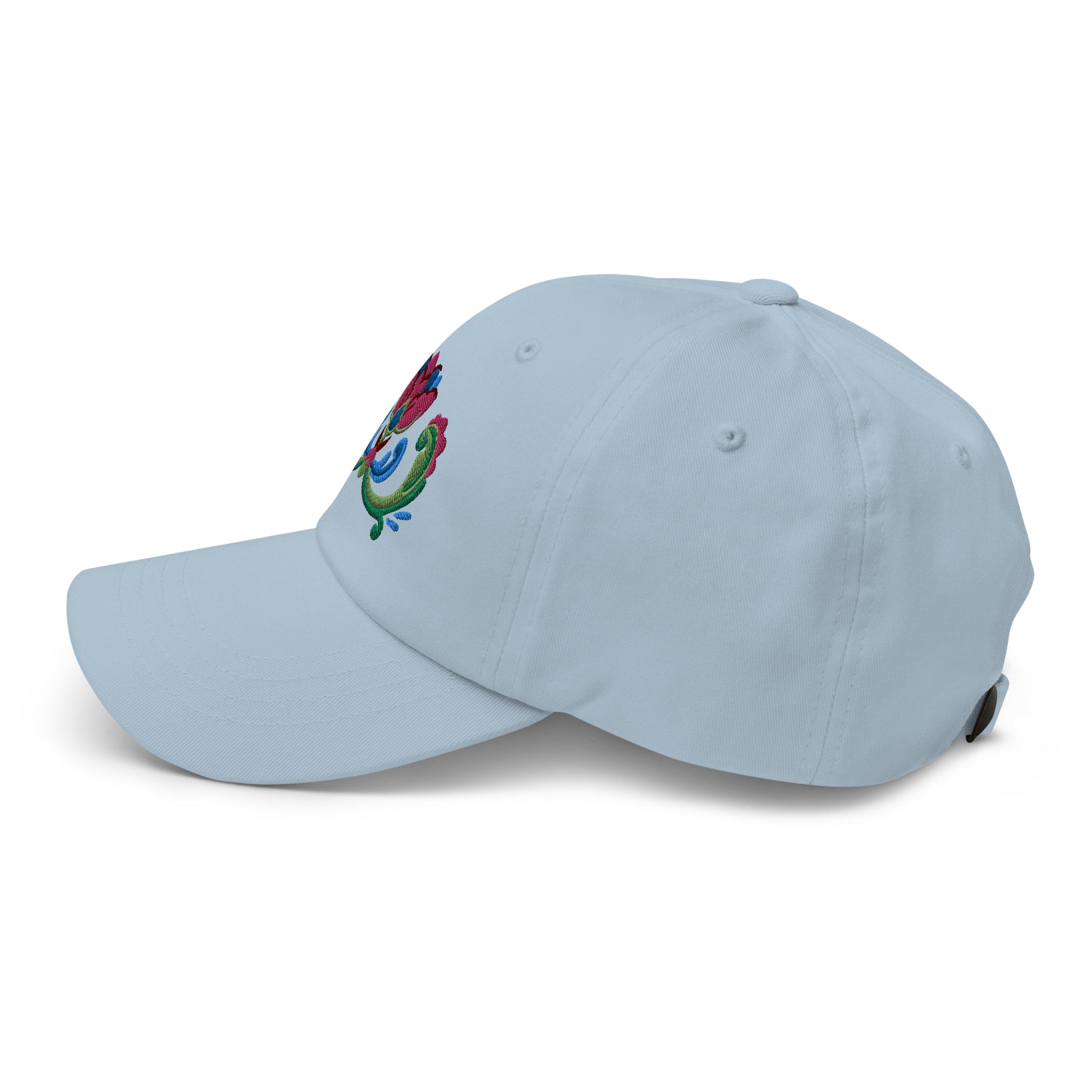 Norwegian Rosemaling Embroidered Dad Hat - The Global Wanderer