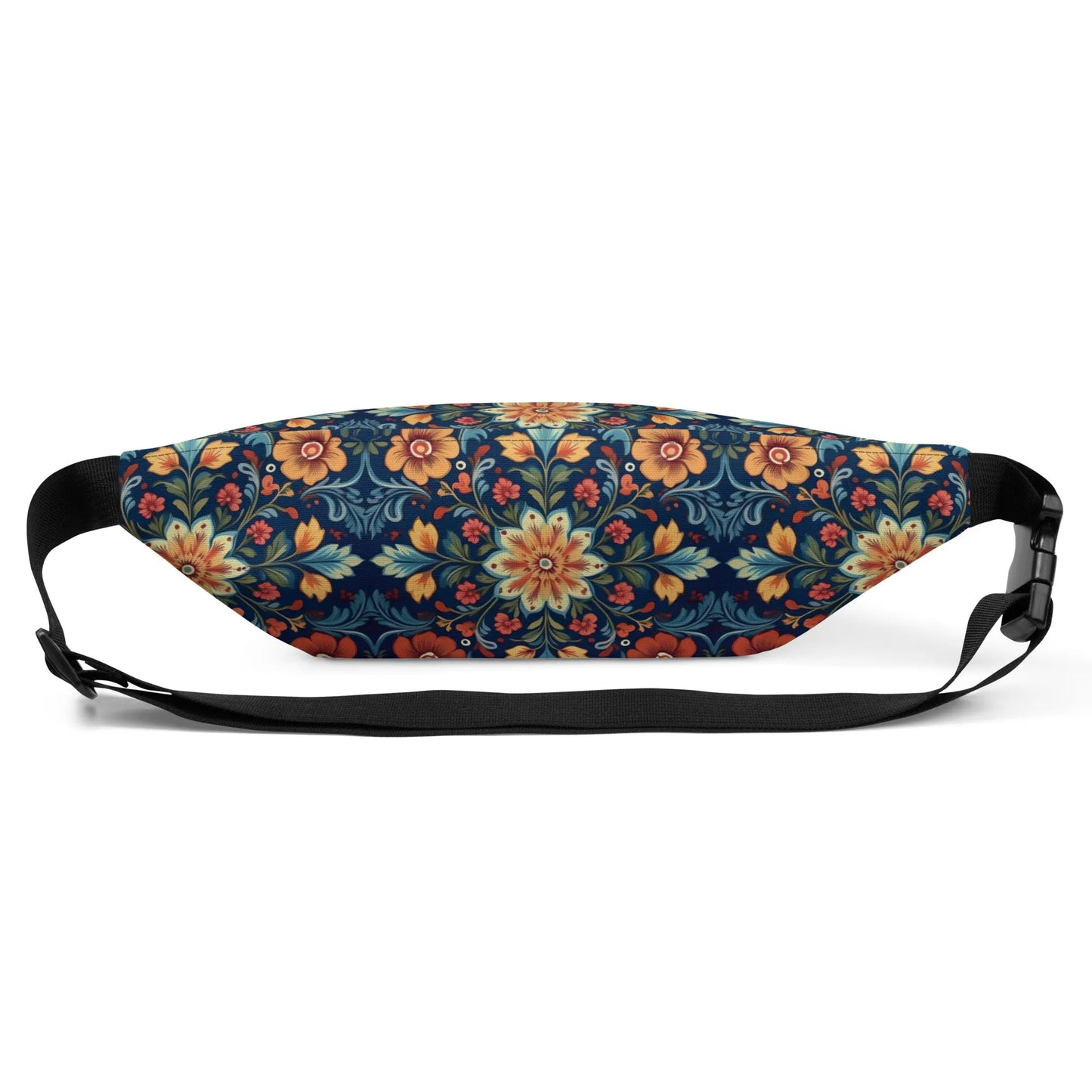 Norwegian Rosemaling Fanny Pack - The Global Wanderer