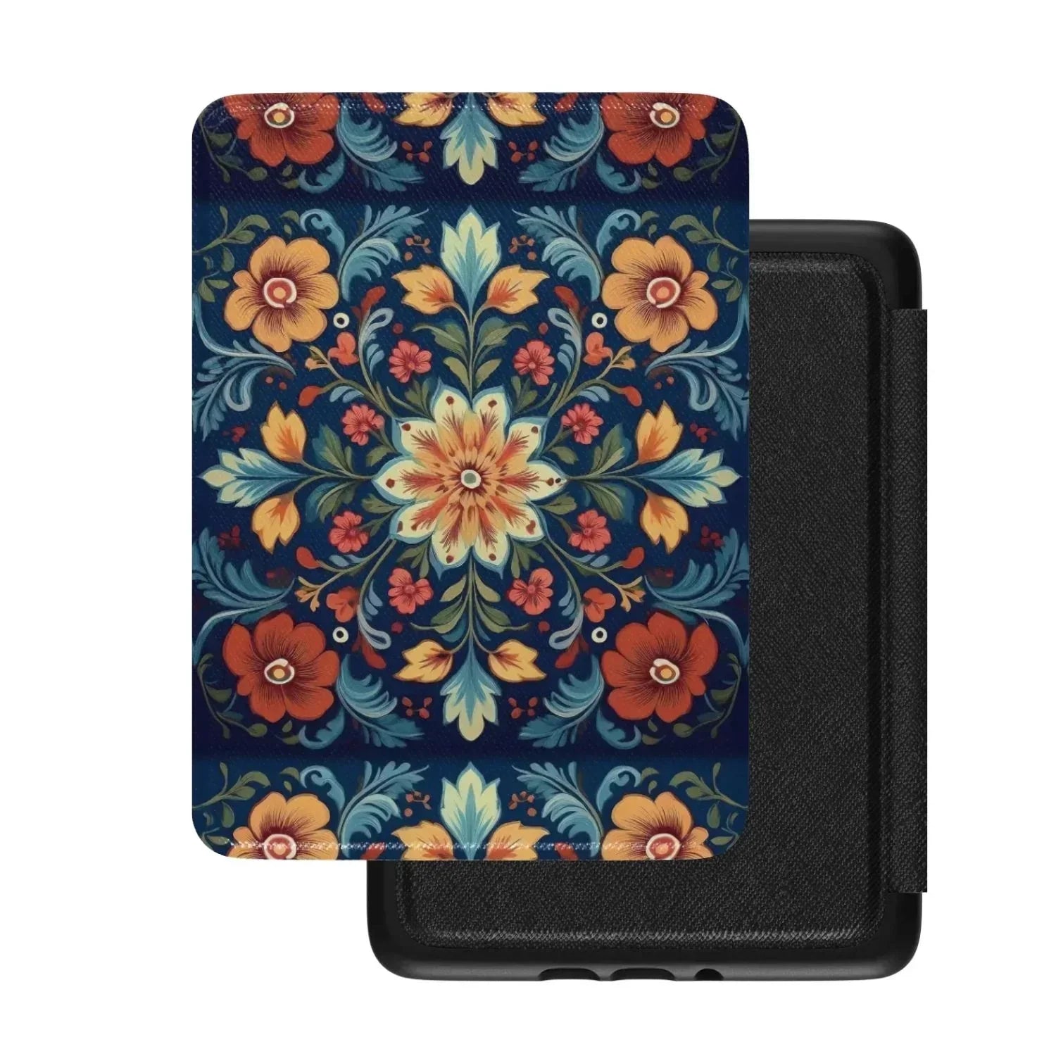 Norwegian Rosemaling Kindle Case - The Global Wanderer
