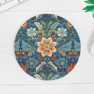 Norwegian Rosemaling Mouse Pad - The Global Wanderer