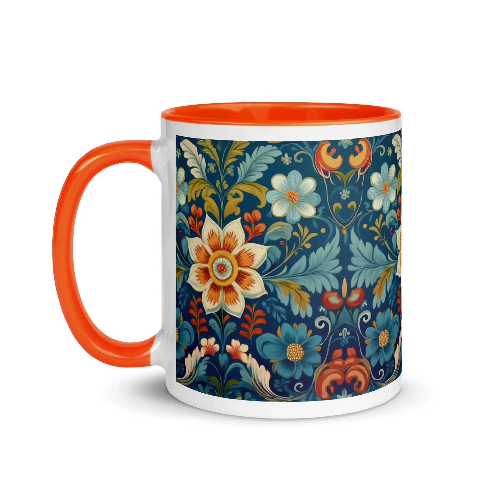 Norwegian Rosemaling Mug - The Global Wanderer