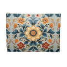 Norwegian Rosemaling Print Pouch - The Global Wanderer