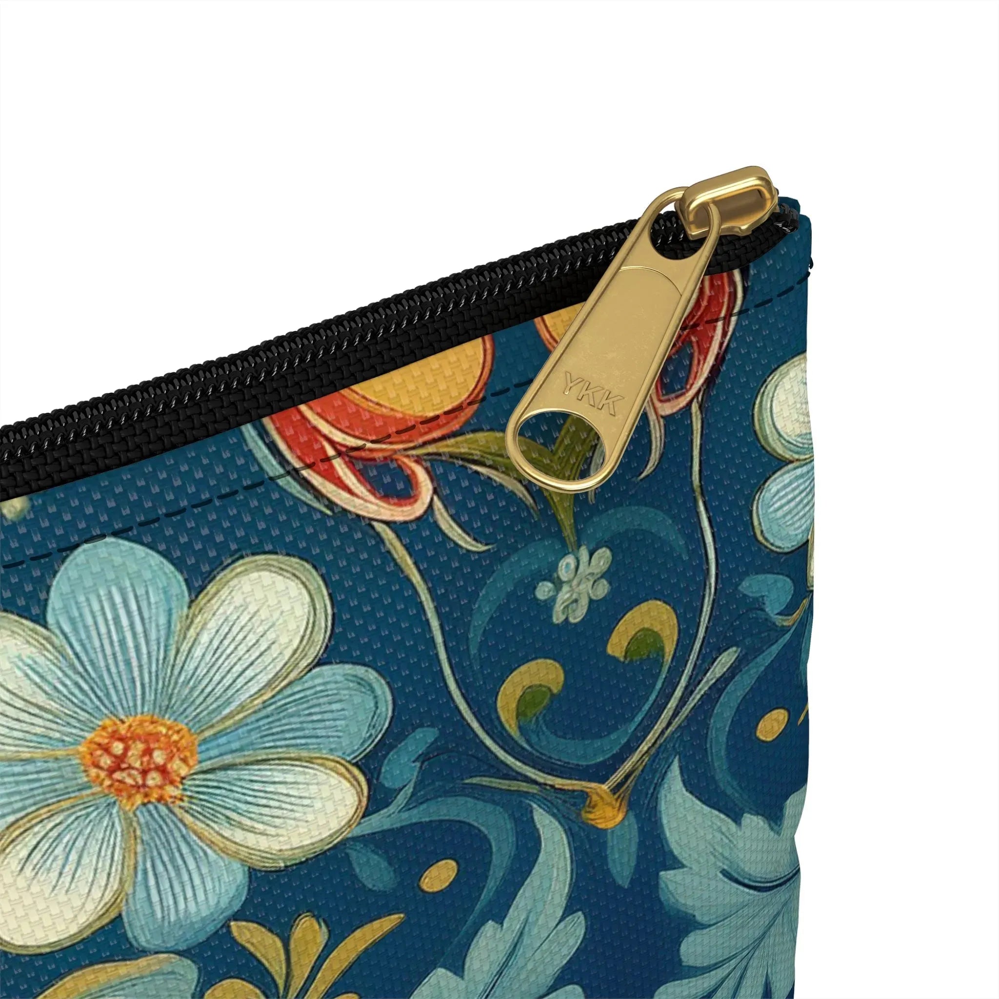 Norwegian Rosemaling Print Pouch - The Global Wanderer
