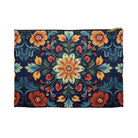 Norwegian Rosemaling Print Pouch - The Global Wanderer