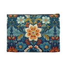 Norwegian Rosemaling Print Pouch - The Global Wanderer