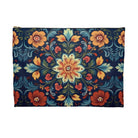 Norwegian Rosemaling Print Pouch - The Global Wanderer
