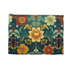 Norwegian Rosemaling Print Pouch - The Global Wanderer