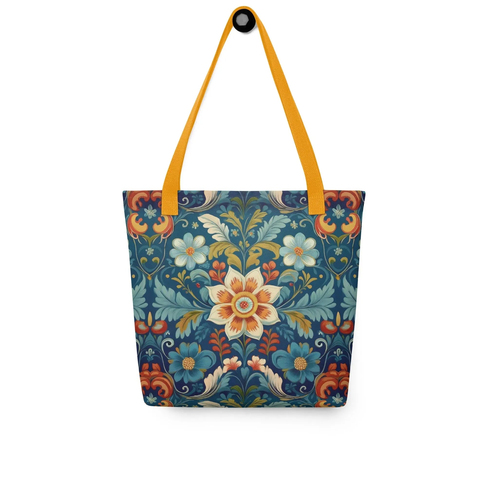 Norwegian Rosemaling Tote Bag - The Global Wanderer