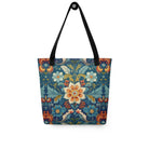 Norwegian Rosemaling Tote Bag - The Global Wanderer