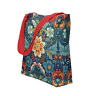 Norwegian Rosemaling Tote Bag - The Global Wanderer