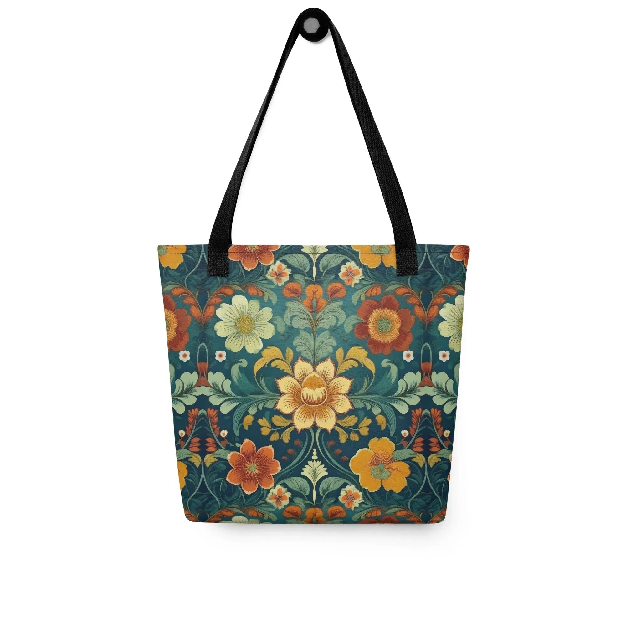Norwegian Rosemaling Tote Bag - The Global Wanderer