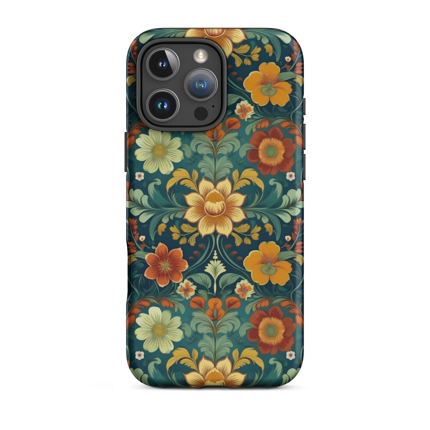 Norwegian Rosemaling Tough MagSafe iPhone® Case - The Global Wanderer