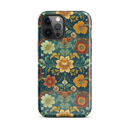 Norwegian Rosemaling Tough MagSafe iPhone® Case - The Global Wanderer