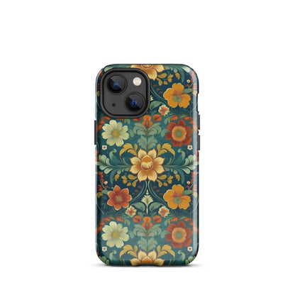 Norwegian Rosemaling Tough MagSafe iPhone® Case - The Global Wanderer