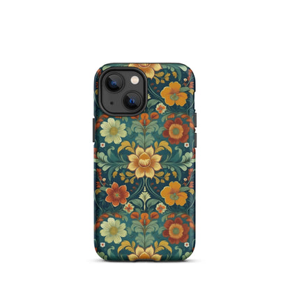 Norwegian Rosemaling Tough MagSafe iPhone® Case - The Global Wanderer