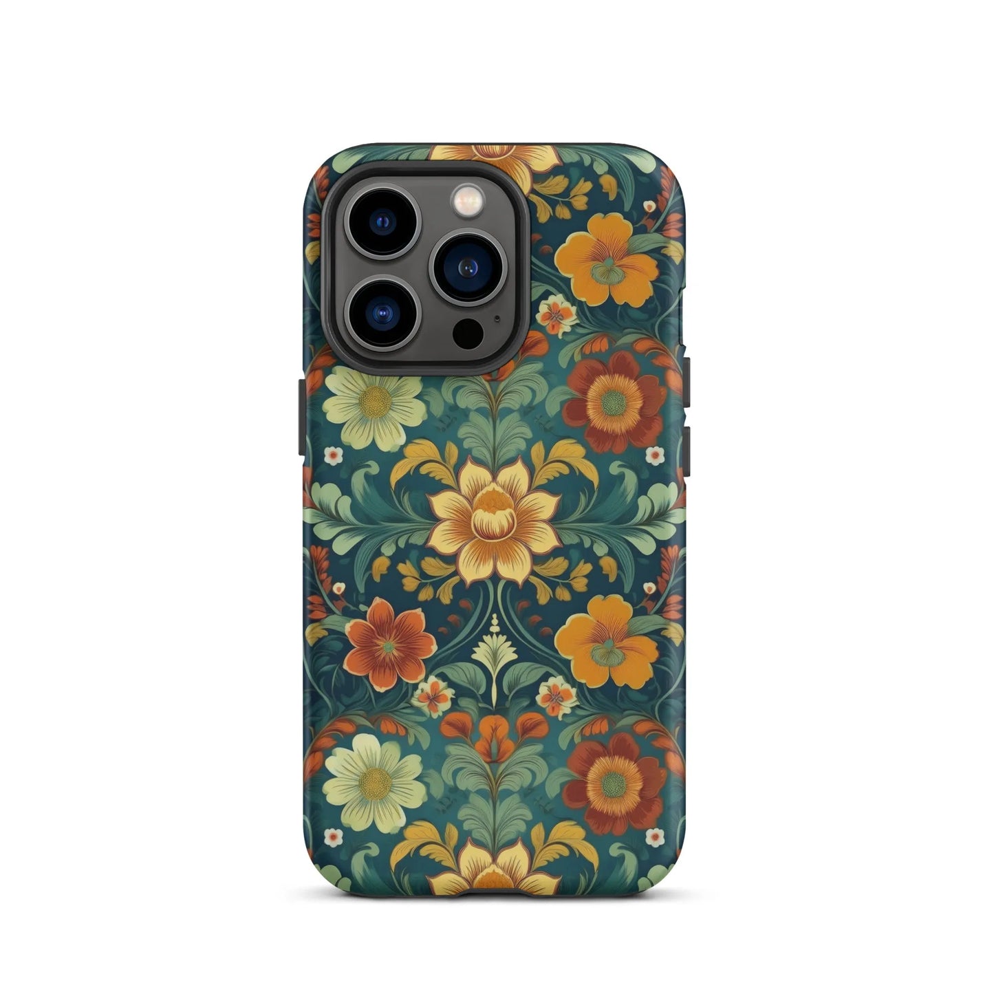 Norwegian Rosemaling Tough MagSafe iPhone® Case - The Global Wanderer