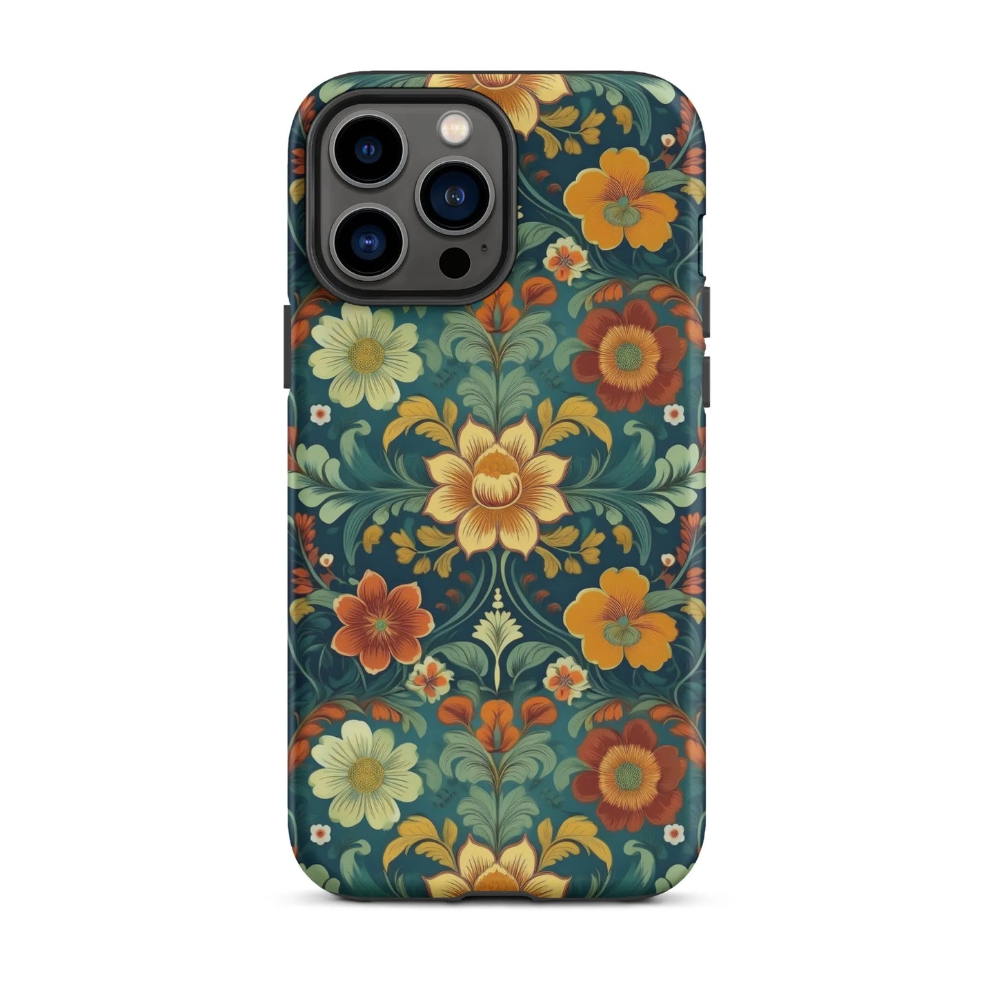 Norwegian Rosemaling Tough MagSafe iPhone® Case - The Global Wanderer