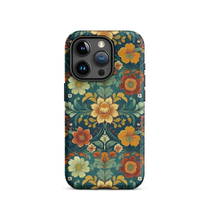 Norwegian Rosemaling Tough MagSafe iPhone® Case - The Global Wanderer