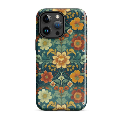 Norwegian Rosemaling Tough MagSafe iPhone® Case - The Global Wanderer