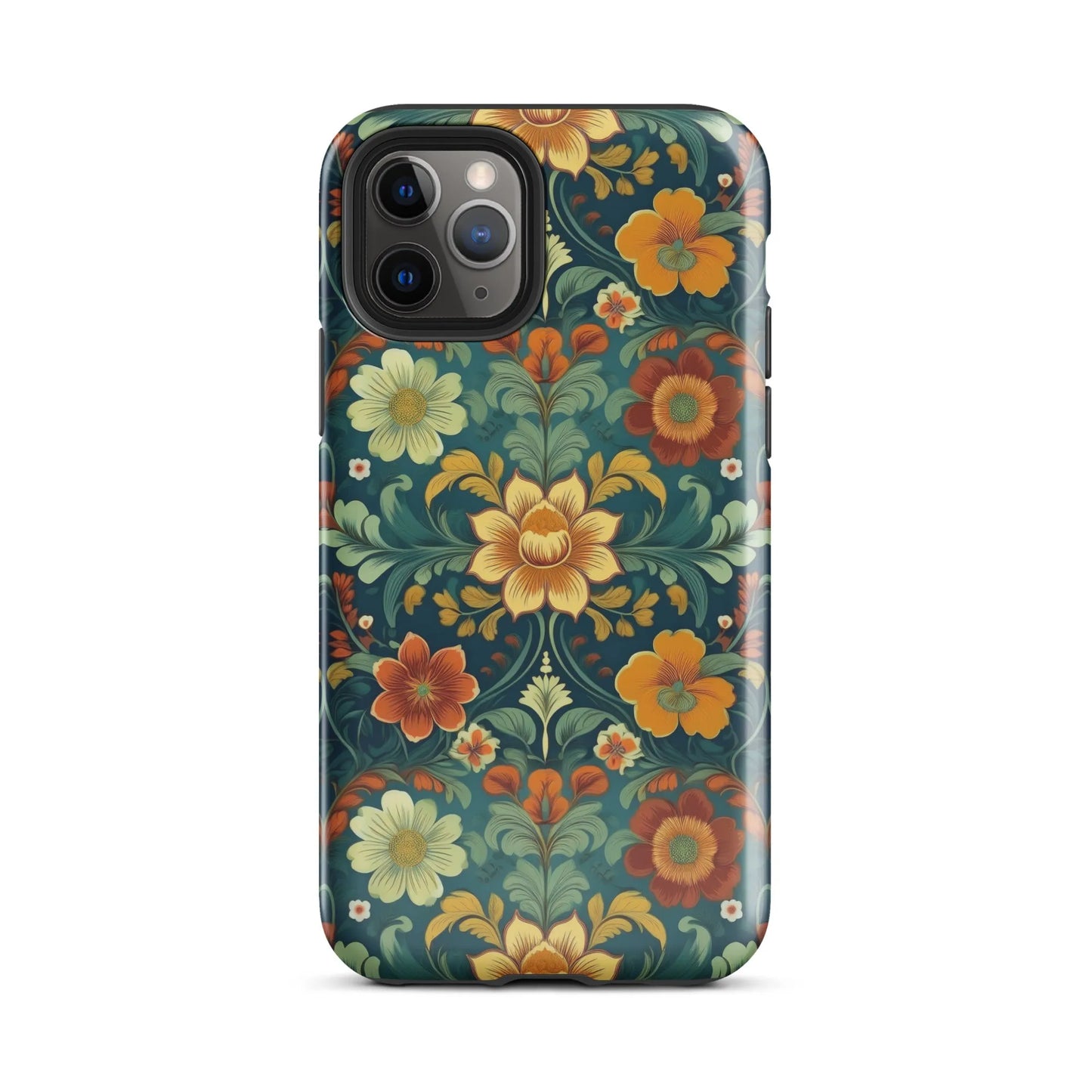 Norwegian Rosemaling Tough MagSafe iPhone® Case - The Global Wanderer