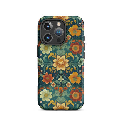 Norwegian Rosemaling Tough MagSafe iPhone® Case - The Global Wanderer