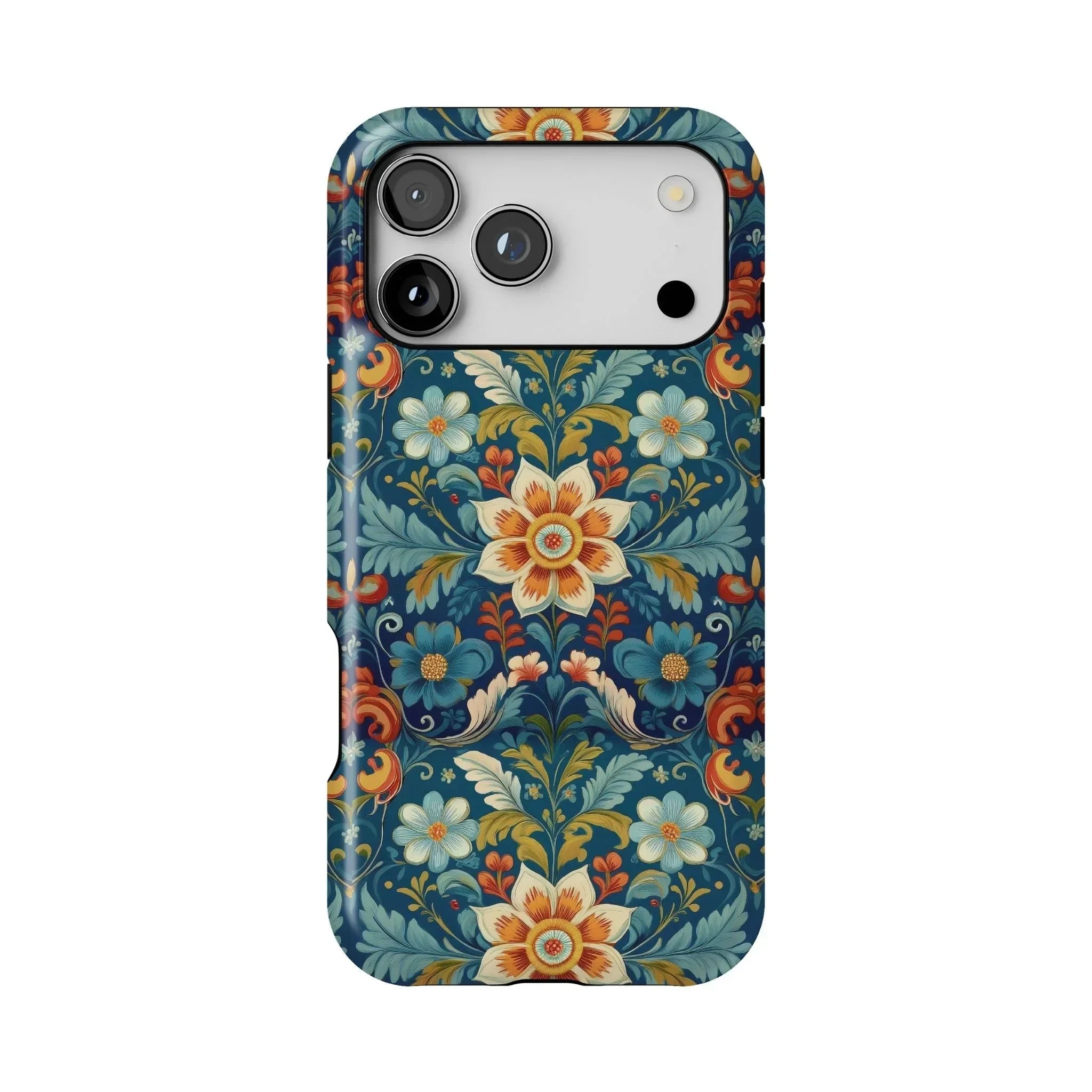 Norwegian Rosemaling Tough MagSafe iPhone Case - The Global Wanderer