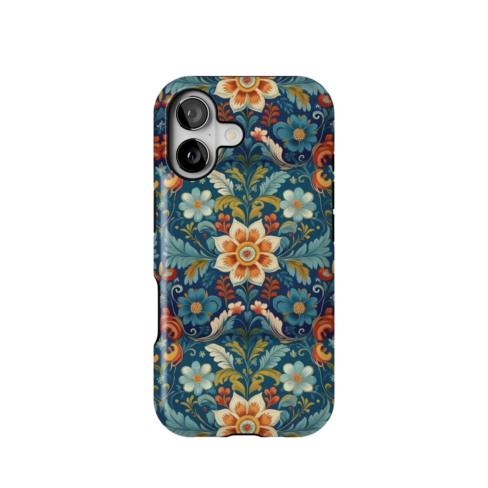 Norwegian Rosemaling Tough MagSafe iPhone Case - The Global Wanderer