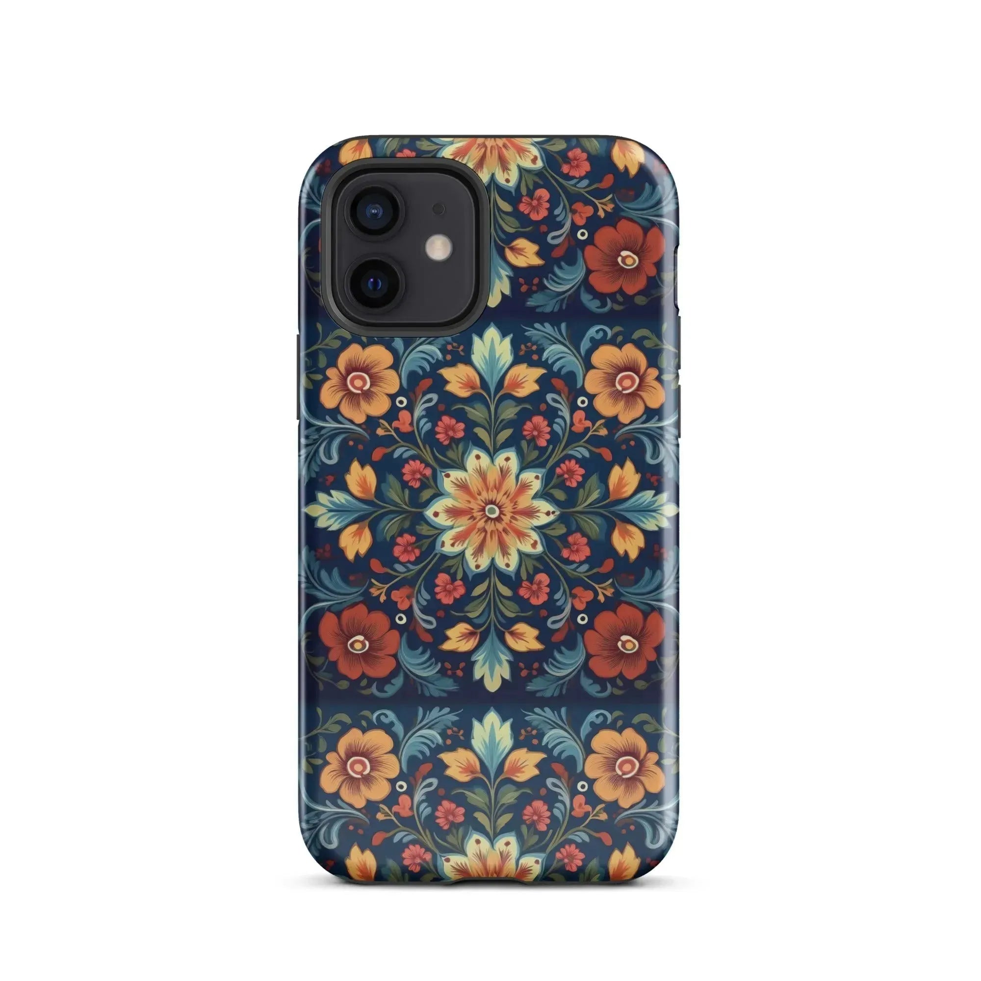 Norwegian Rosemaling Tough MagSafe iPhone® Case - The Global Wanderer