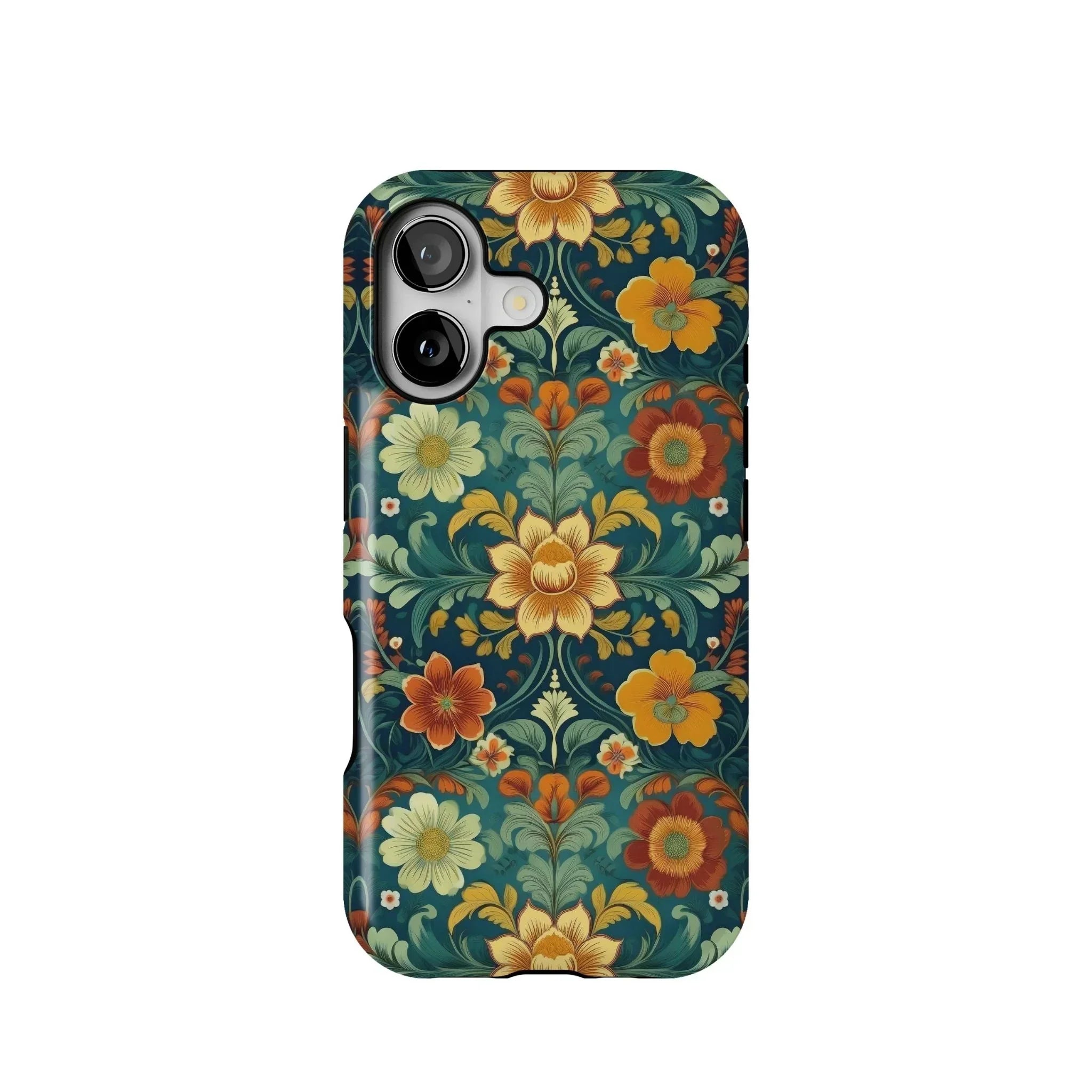 Norwegian Rosemaling Tough MagSafe iPhone Case - The Global Wanderer