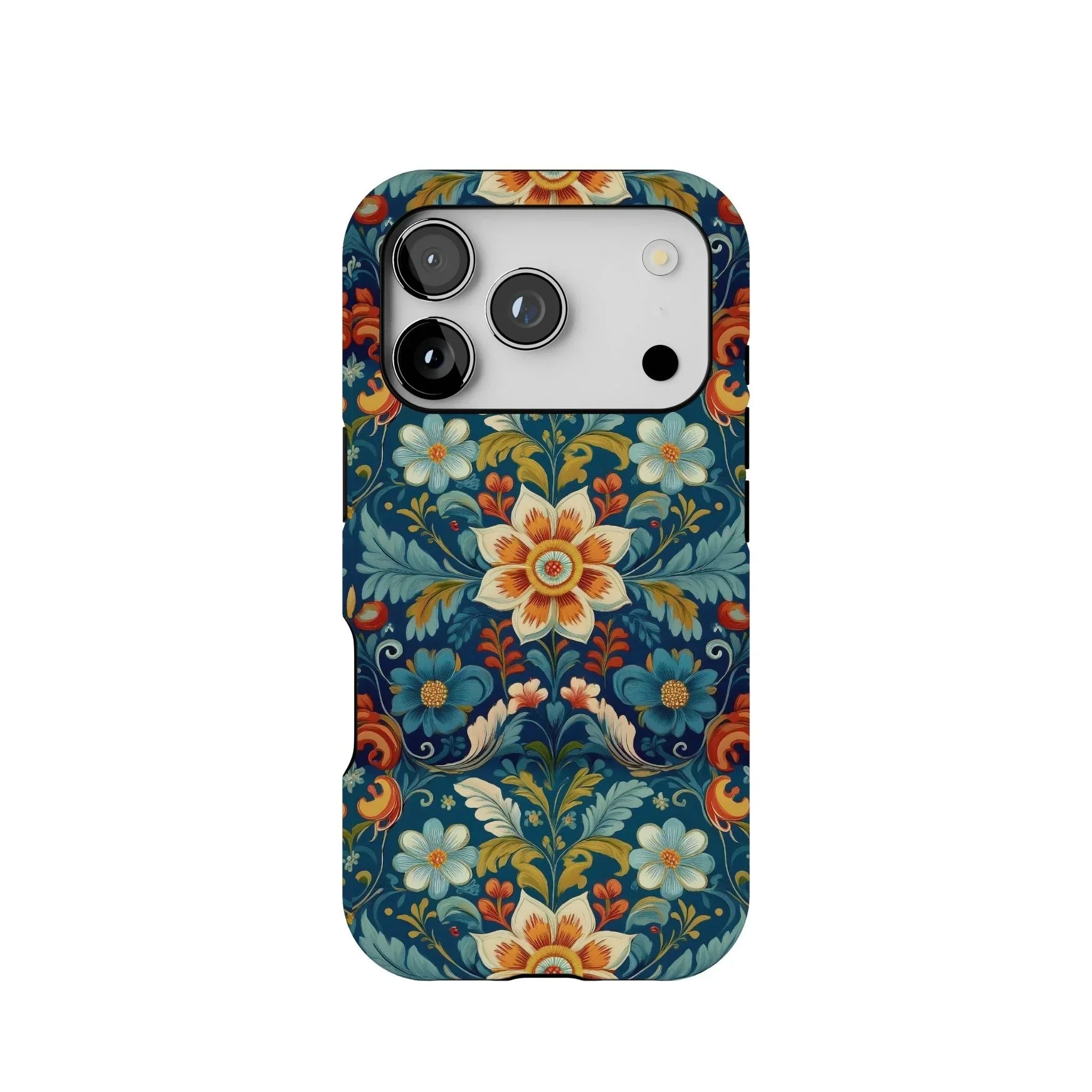 Norwegian Rosemaling Tough MagSafe iPhone Case - The Global Wanderer