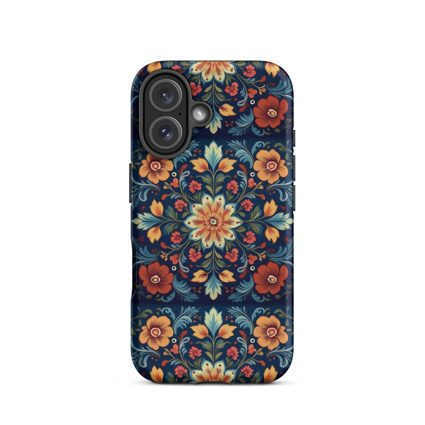 Norwegian Rosemaling Tough MagSafe iPhone® Case - The Global Wanderer