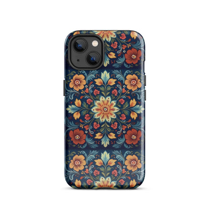 Norwegian Rosemaling Tough MagSafe iPhone® Case - The Global Wanderer