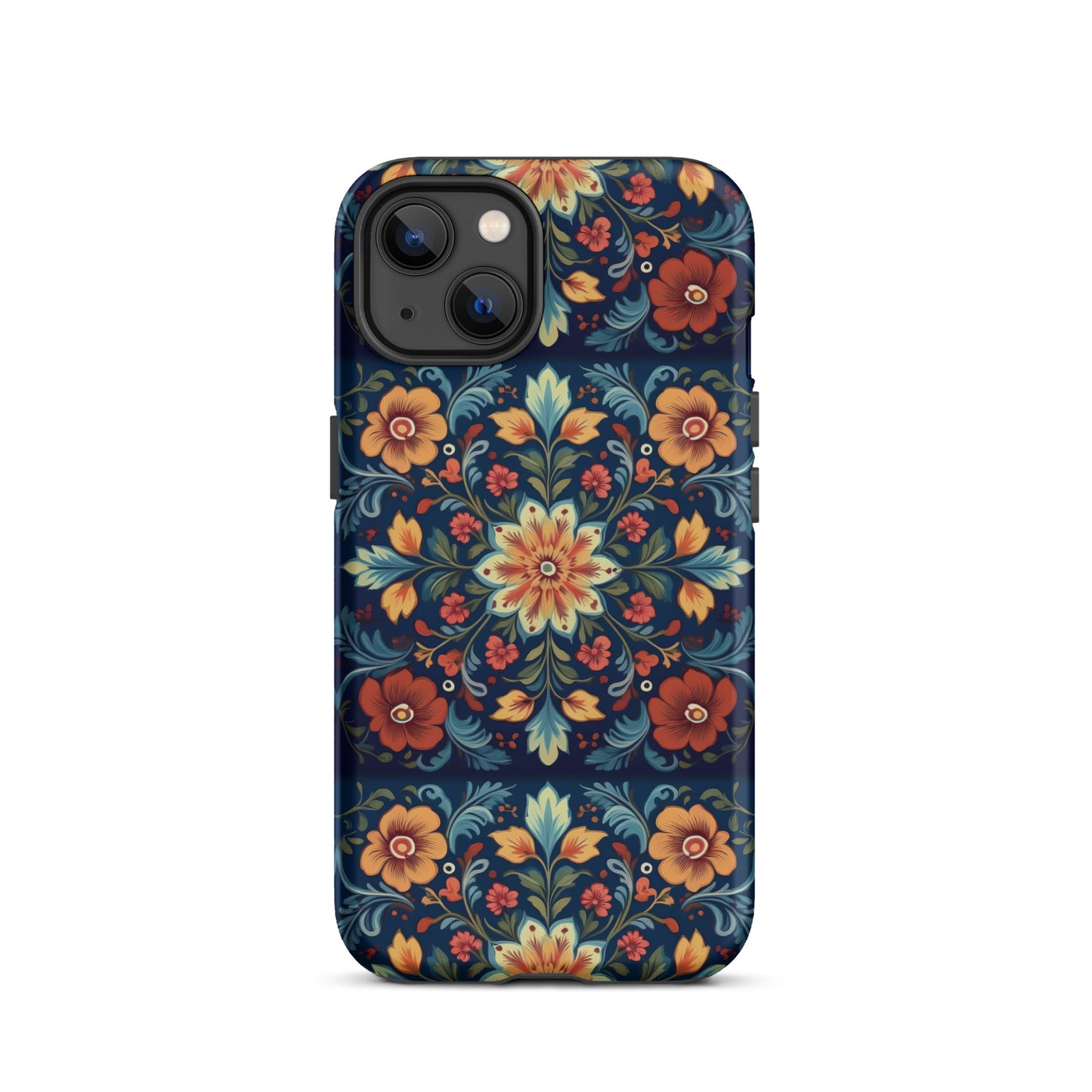 Norwegian Rosemaling Tough MagSafe iPhone® Case - The Global Wanderer